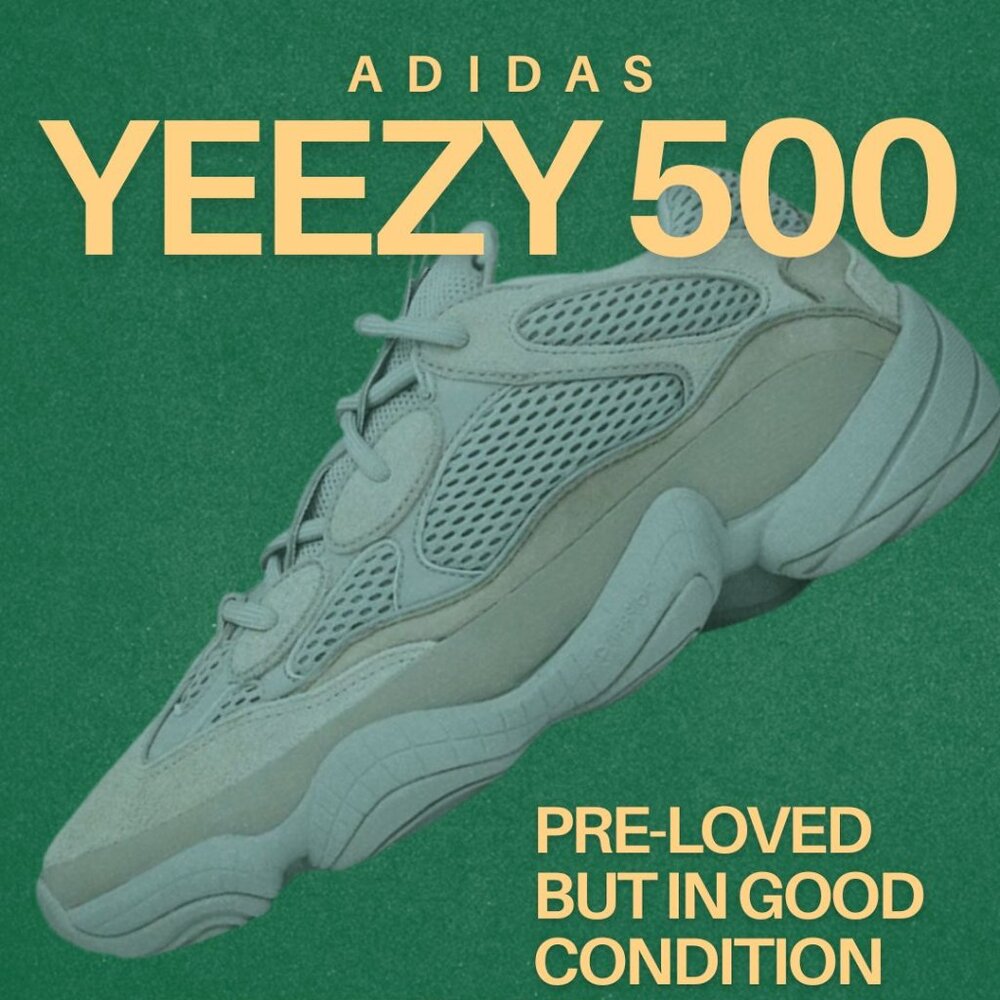 Adidas Yeezy 500 Lace-Up [Ash Grey], Size 6